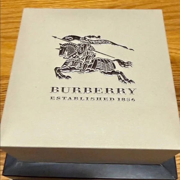 Burberry Silver Watch with Checkered Strap - Picture 4 of 4